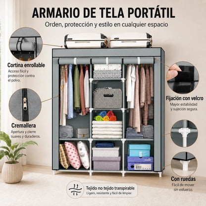 SmartCloset Plegable Multifuncional + Robot Aspirador RoboSpark | Organización y Limpieza