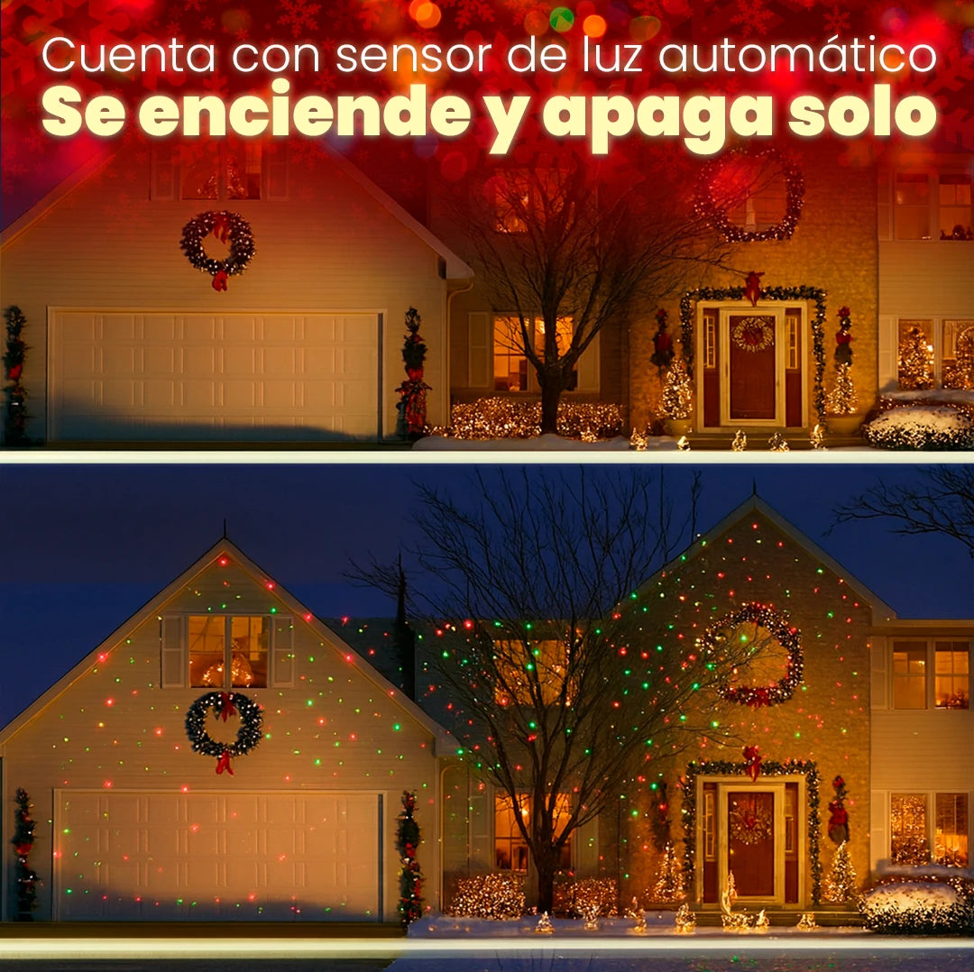 NoelSpark Glow - Proyector Navideño Automático