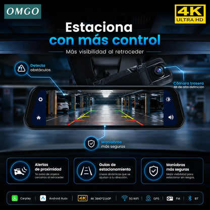 Espejo Retrovisor Cámara Delantera | DriveVision 360