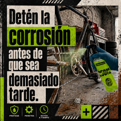 MetalRevive 250ml - Spray Antióxido de Acción Rápida que Elimina la Corrosión | Compra 1 y Llévate 2