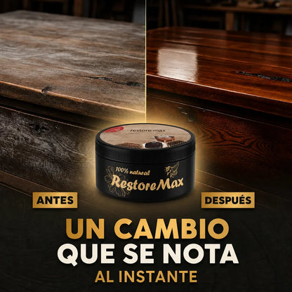 RestoreMax - Cera Renovadora de Madera - Compra 1 y Llévate 2