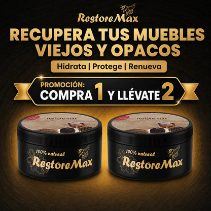 RestoreMax - Cera Renovadora de Madera - Compra 1 y Llévate 2