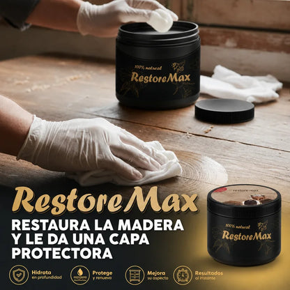 RestoreMax - Cera Renovadora de Madera - Compra 1 y Llévate 2