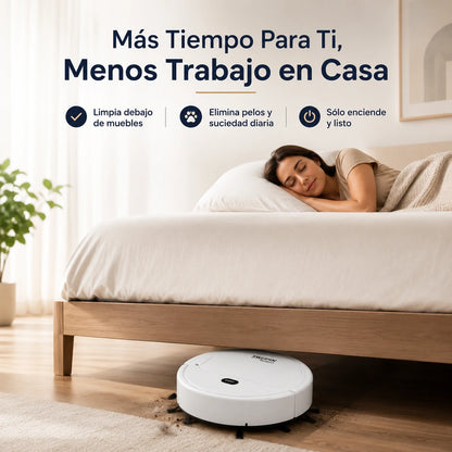SmartCloset Multiuso Plegable + Robot Aspirador RoboSpark para Hogar Inteligente